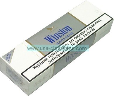 Winston Subtle Silver Cigarettes